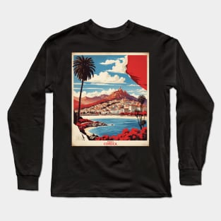 Corsica France Vintage Poster Tourism Long Sleeve T-Shirt